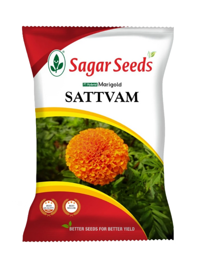 Sagar Marigold Sattvam Flower Seeds - 1000 nos