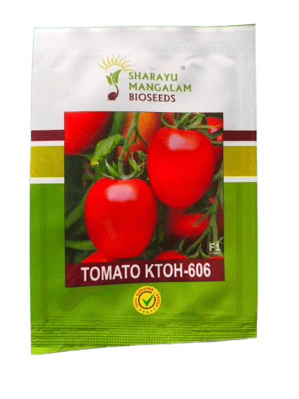 Tomato KTOH-606 F1 Hybrid Seeds – Kitchen Garden | Sharyu Seeds-30 Seeds