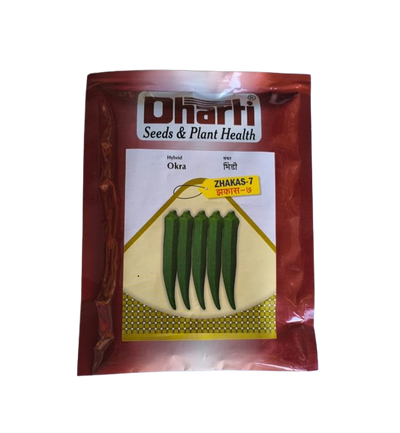 Hybrid Okra (Bhindi) Zhakas-7 by Dharti Seeds