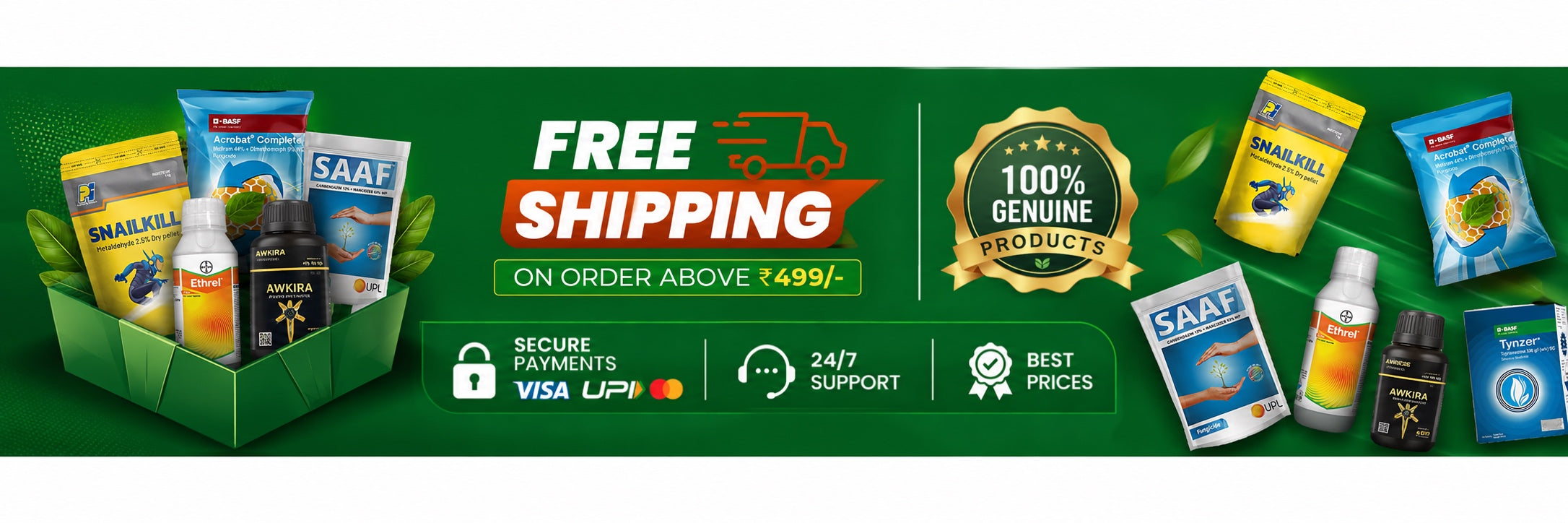 Free Shipping on orders above ₹499